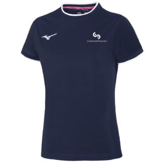 Tee shirt coton Mizuno Femme Marine – modèle TEE