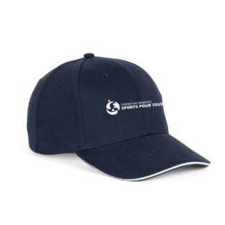 Casquette coton Marine – modèle ORLANDO