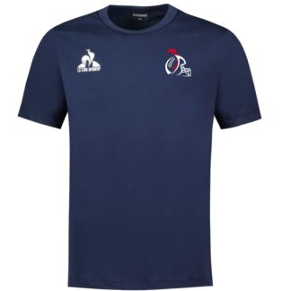 Tee shirt Le Coq Sportif poly marine enfant - modèle N°1