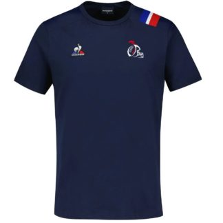 Tee shirt Le Coq Sportif coton adulte marine - modèle TRI
