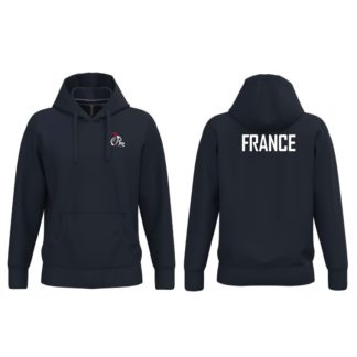 Hoodie coton marine - modèle FFFA