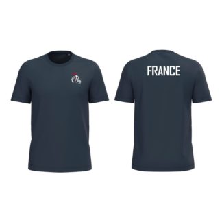 Tee shirt coton marine - modèle FFFA