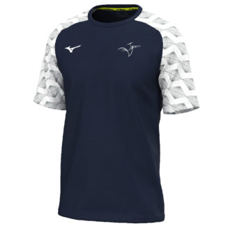 Tee shirt perf Mizuno Homme Marine - modèle Kongougara