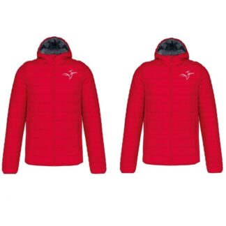 PACK x 2 doudounes Rouge Homme – modèle LEG XXL