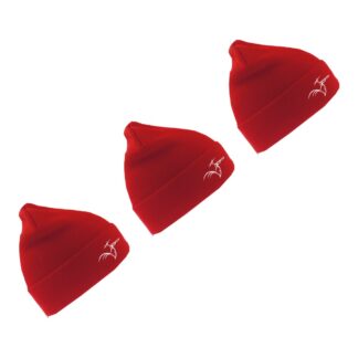 PACK x 3 bonnets Rouge – modèle TRICOT