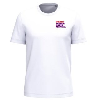 Tee coton blanc adulte - modèle WORD