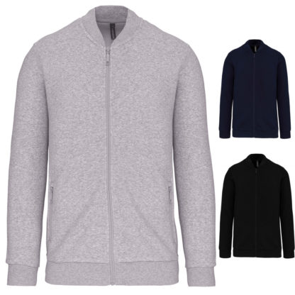Veste molleton zippée - Modèle BEAU