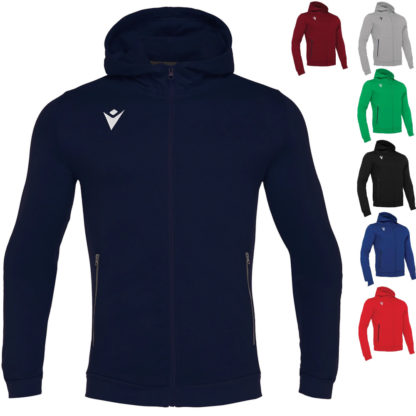 Sweat capuche Full Zip Macron - modèle CELLO