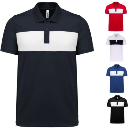 Polo manches courtes - modèle BANDE