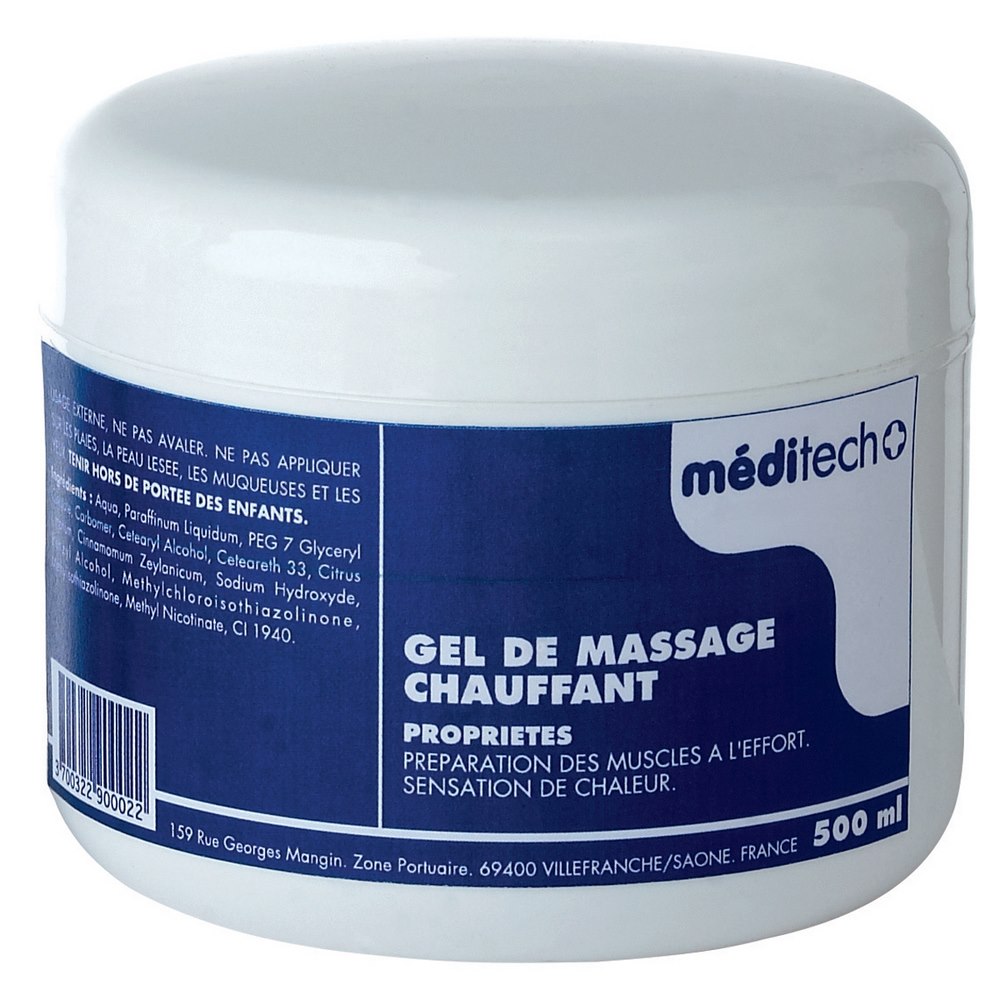 Gel de massage chauffant - modèle 500ML