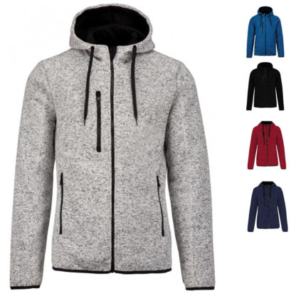 Sweat capuche Full Zip ProAct - modèle Chiné – Image 1