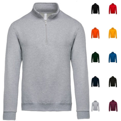 Sweat Col Zippé- modèle COLZIP