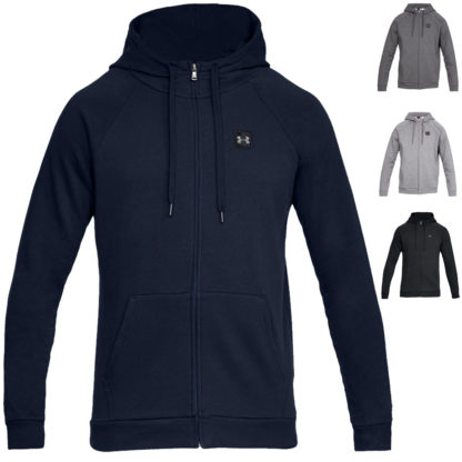 Sweat Capuche Full Zip Under Armour - modèle RIVAL FZ