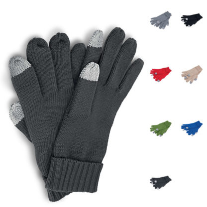 Gants tricot - modèle TACTILE