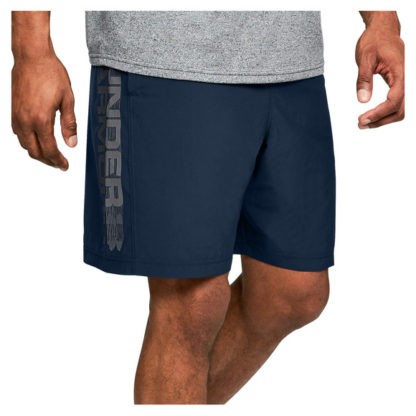 Short training Under Armour - modèle WOVEN WORDMARK – Image 3