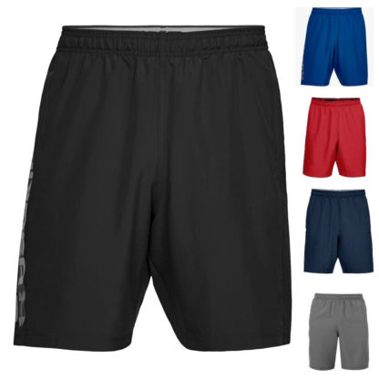 Short training Under Armour - modèle WOVEN WORDMARK