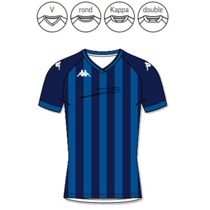 Maillot football sublimé Kappa Adulte – Modèle CENTO 100 % personnalisable