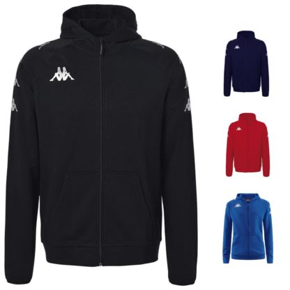 Hoody full zip coton Kappa – modèle DIVIETO