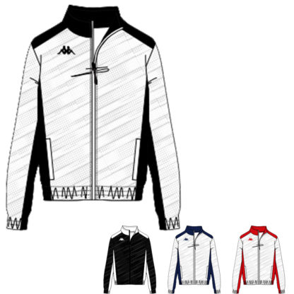 Veste survêtement sublimé Kappa – Modèle LEXO 100 % personnalisable