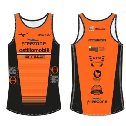 Débardeur sublimé Athlétisme Mizuno - modèle SOHEI 100% personnalisable