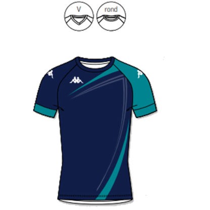 Maillot sublimé Kappa – modèle ROMEO 100% personnalisable