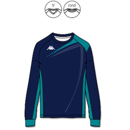 Sweat gardien sublimé Kappa – modèle TRENTO 100% personnalisable