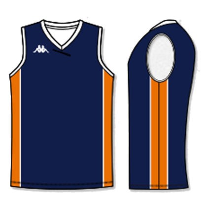 Maillot Basket sublimé Kappa – Modèle RIPOSTO 100 % personnalisable