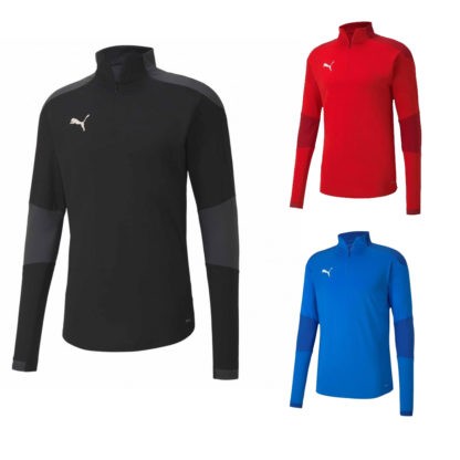 Haut training 1/4 zip Puma – modèle TEAM FINAL