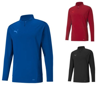 Haut training 1/4 zip Puma – modèle TEAM CUP