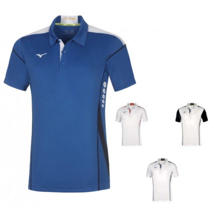 Polo polyester Mizuno – modèle HEX RECT